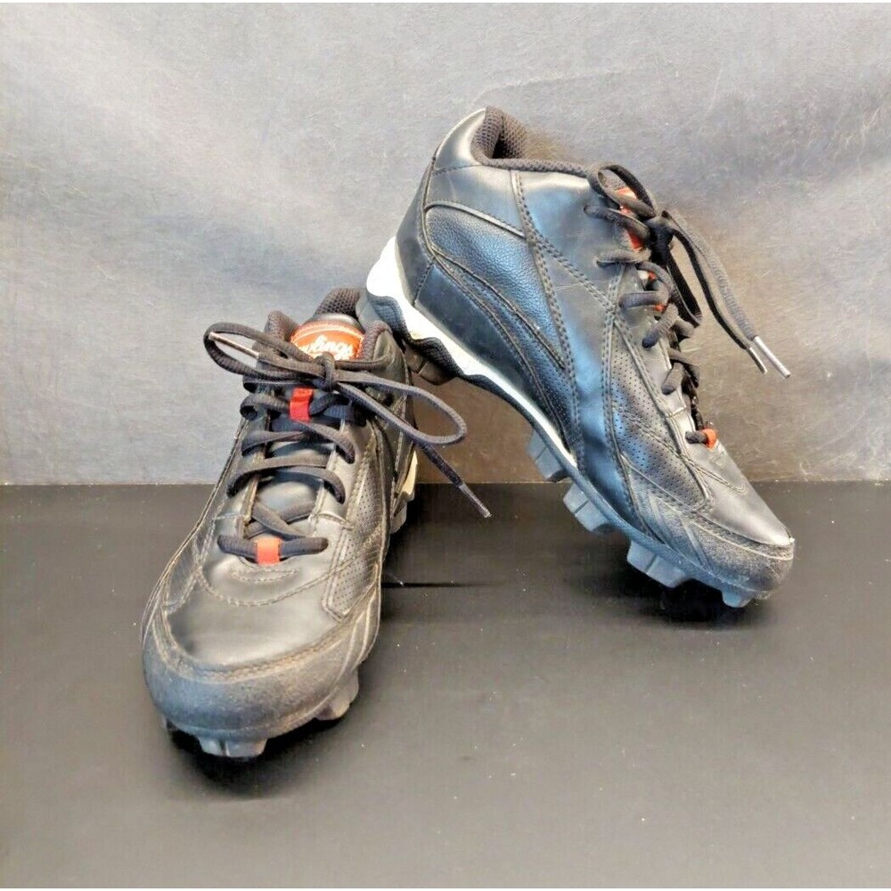 Rawlings Baseball Cleats Authentic MLB Men's Size 5 Black And White